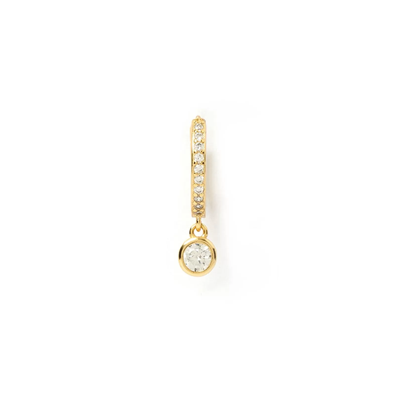 Arms Of Eve Singles | Rhodes Single Stacker Earring - Stone