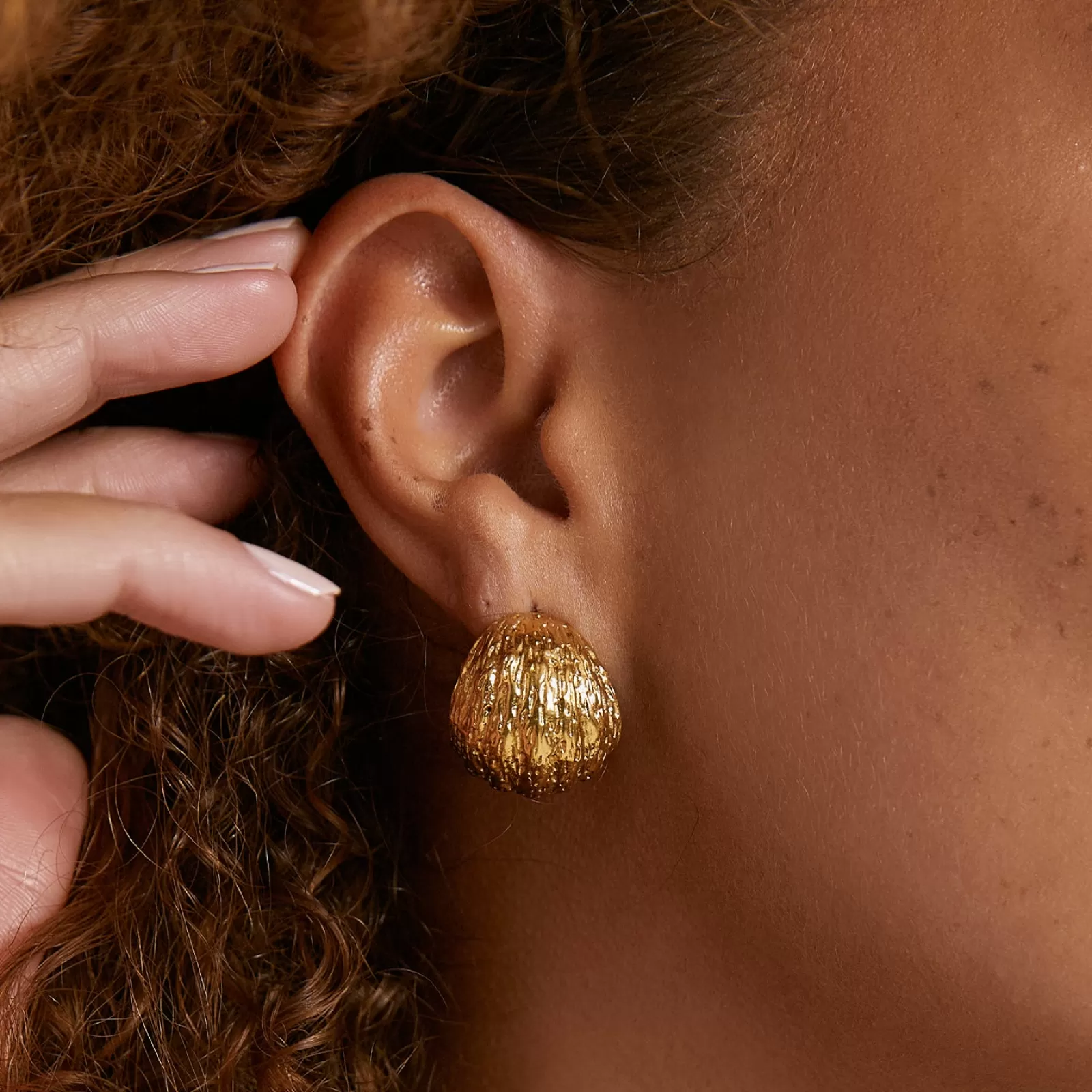 Arms Of Eve Gold | Sabine Gold Earrings