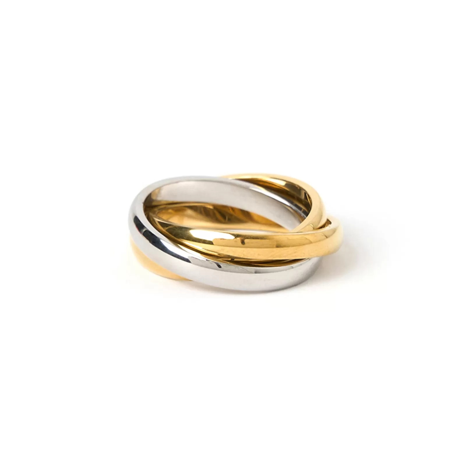 Arms Of Eve Statement | Sasha Trio Ring - Two Tone TwoTone