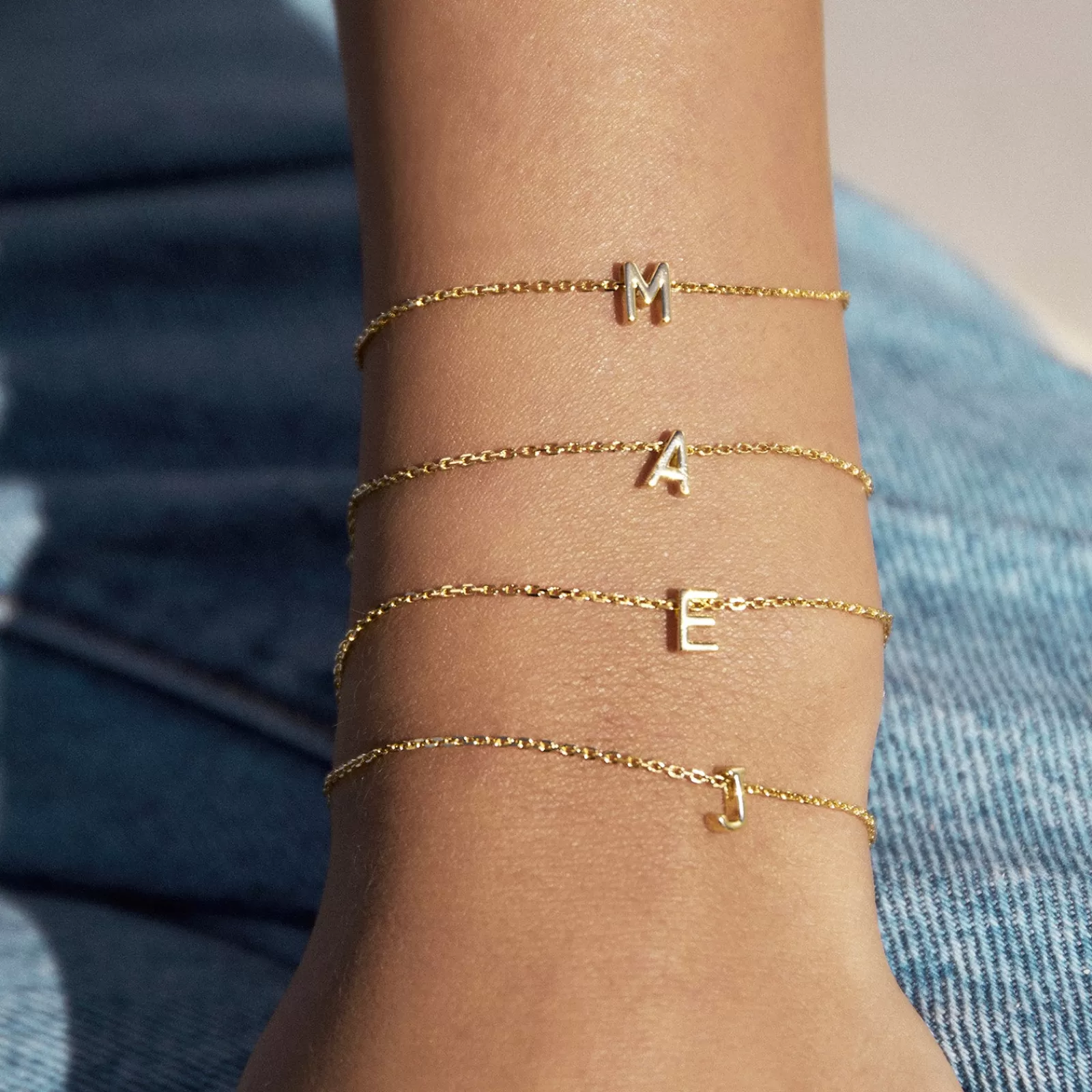 Arms Of Eve Gold | Charms | Say My Name Bracelet - Gold