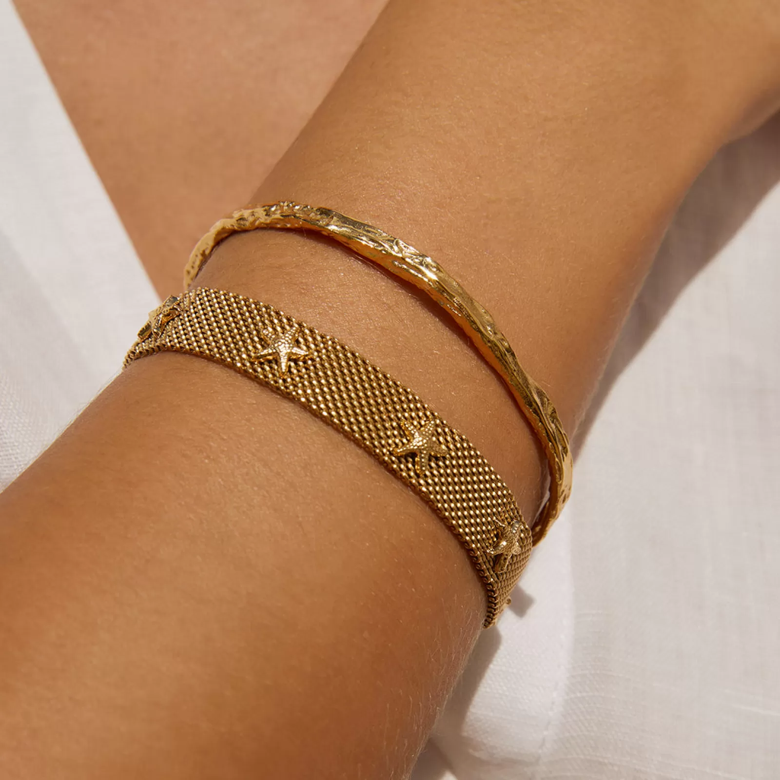 Arms Of Eve Gold | Seastar Gold Bracelet