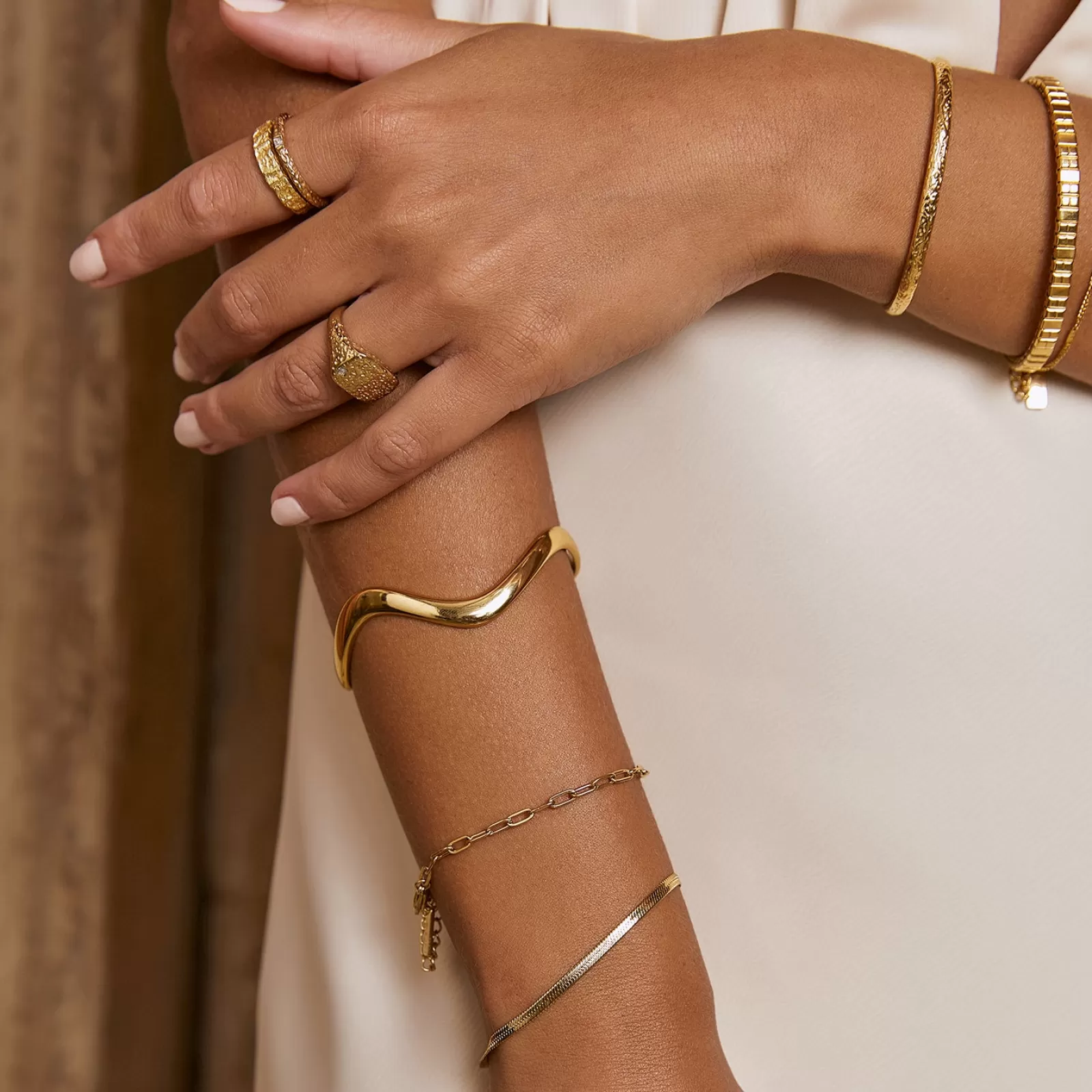 Arms Of Eve Gold | Cuffs | Sinai Gold Cuff