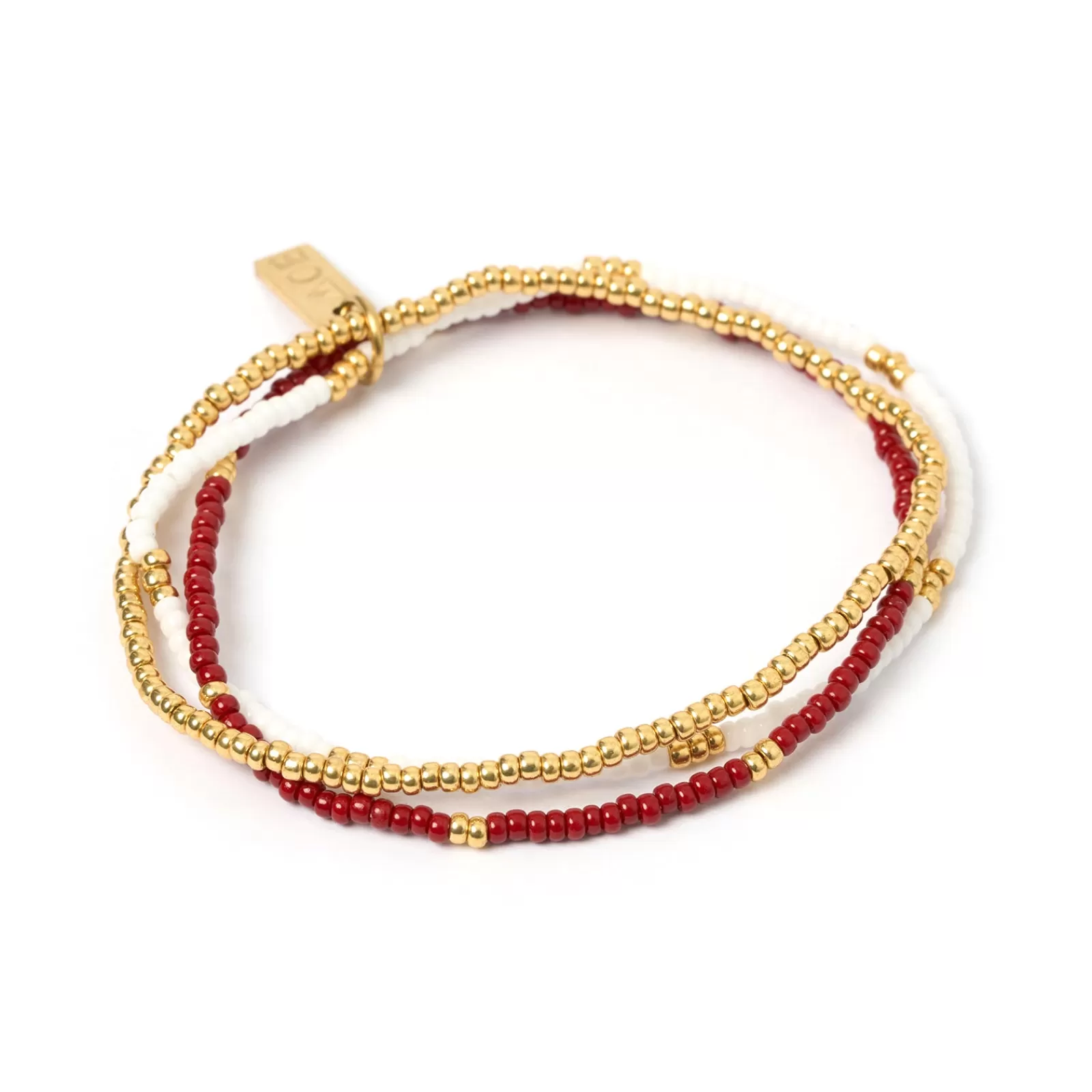 Arms Of Eve Beaded | Beaded | Sunny Bracelet Set - Burgundy