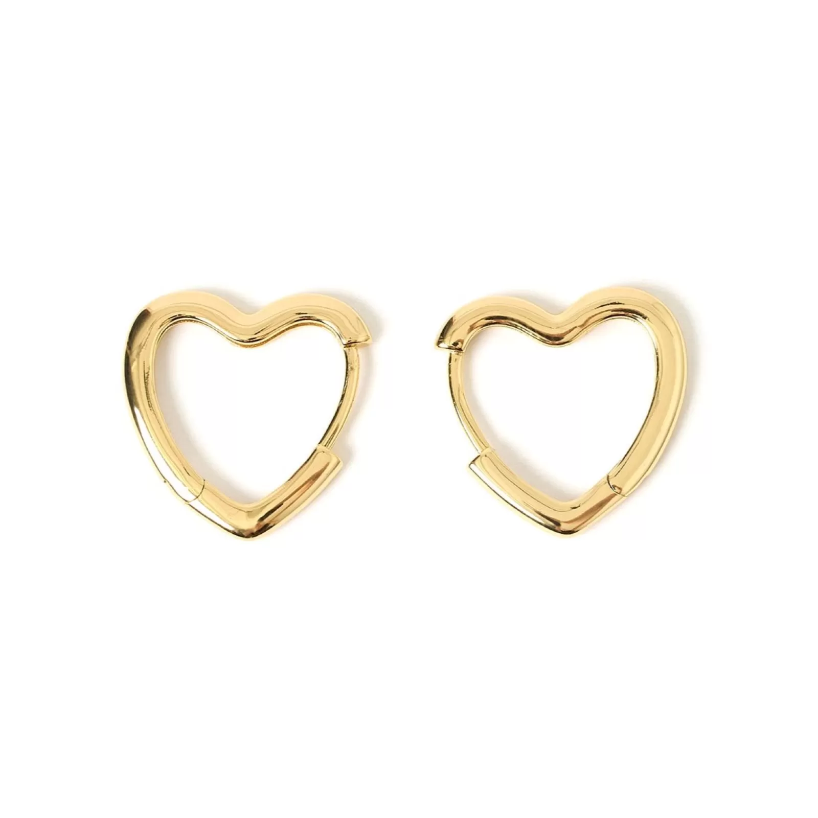 Arms Of Eve Gold | Hoops | Sweetheart Gold Earrings - Large