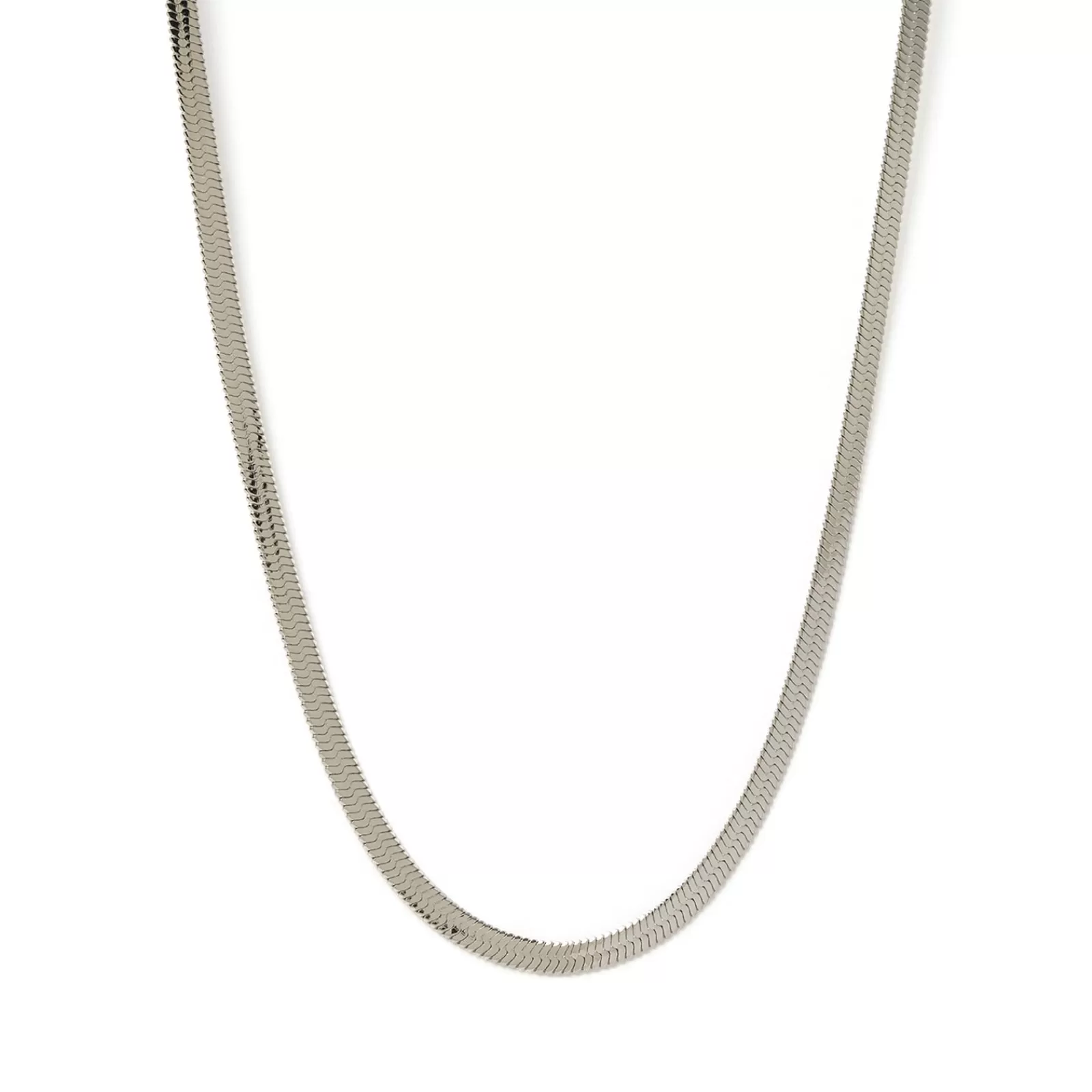 Arms Of Eve Silver | Chains | Sylvia Silver Snake Chain Necklace