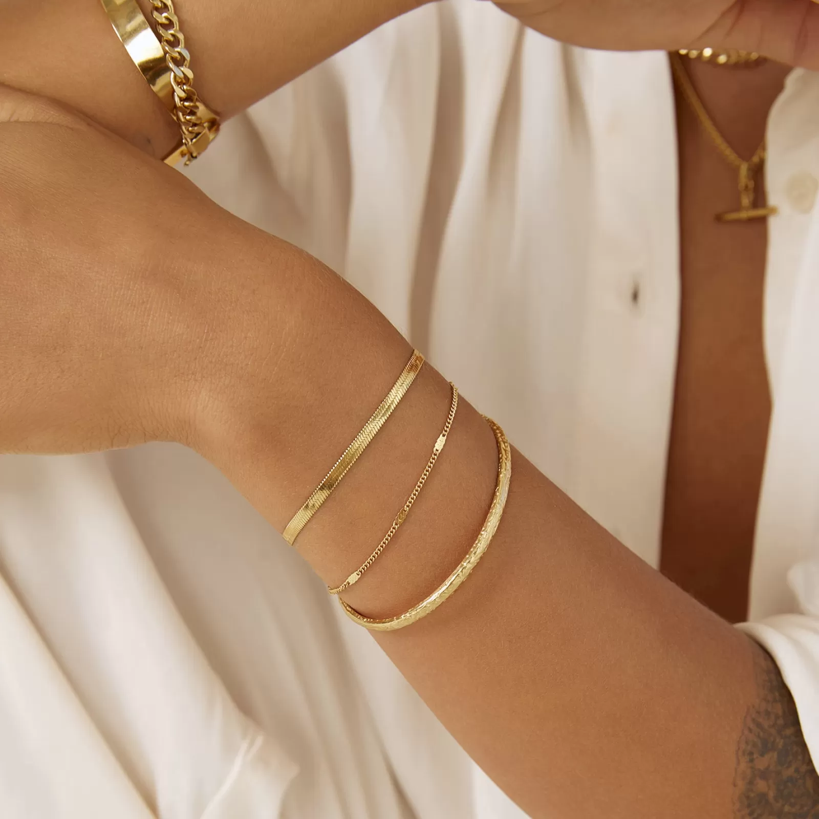 Arms Of Eve Gold | Chains | Willa Gold Chain Bracelet