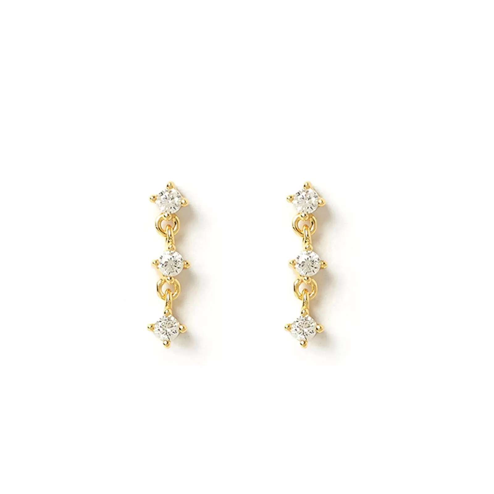 Arms Of Eve Stones | Studs | Yael Gold Earrings