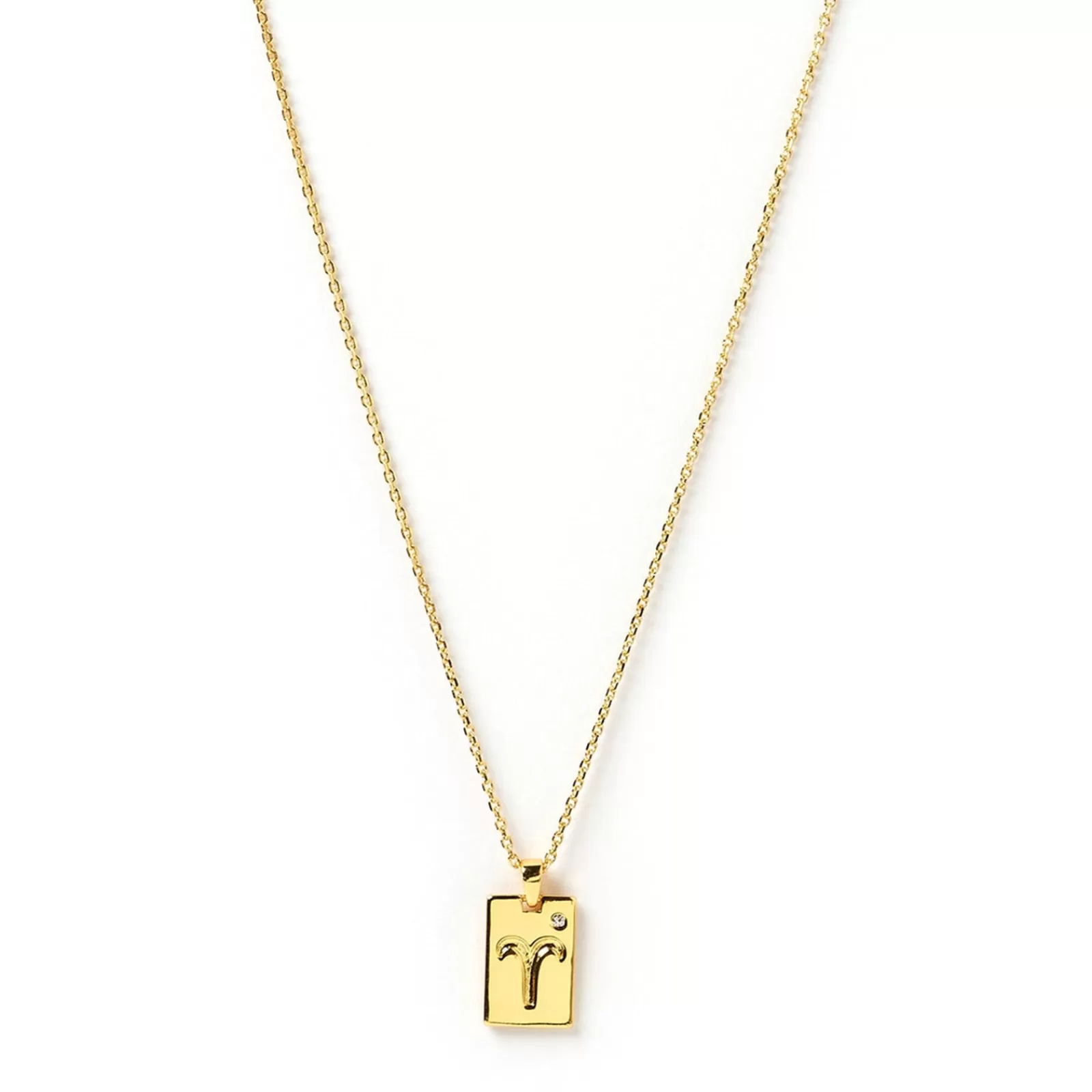 Arms Of Eve Gold | Pendant | Zodiac Gold Tag Necklace