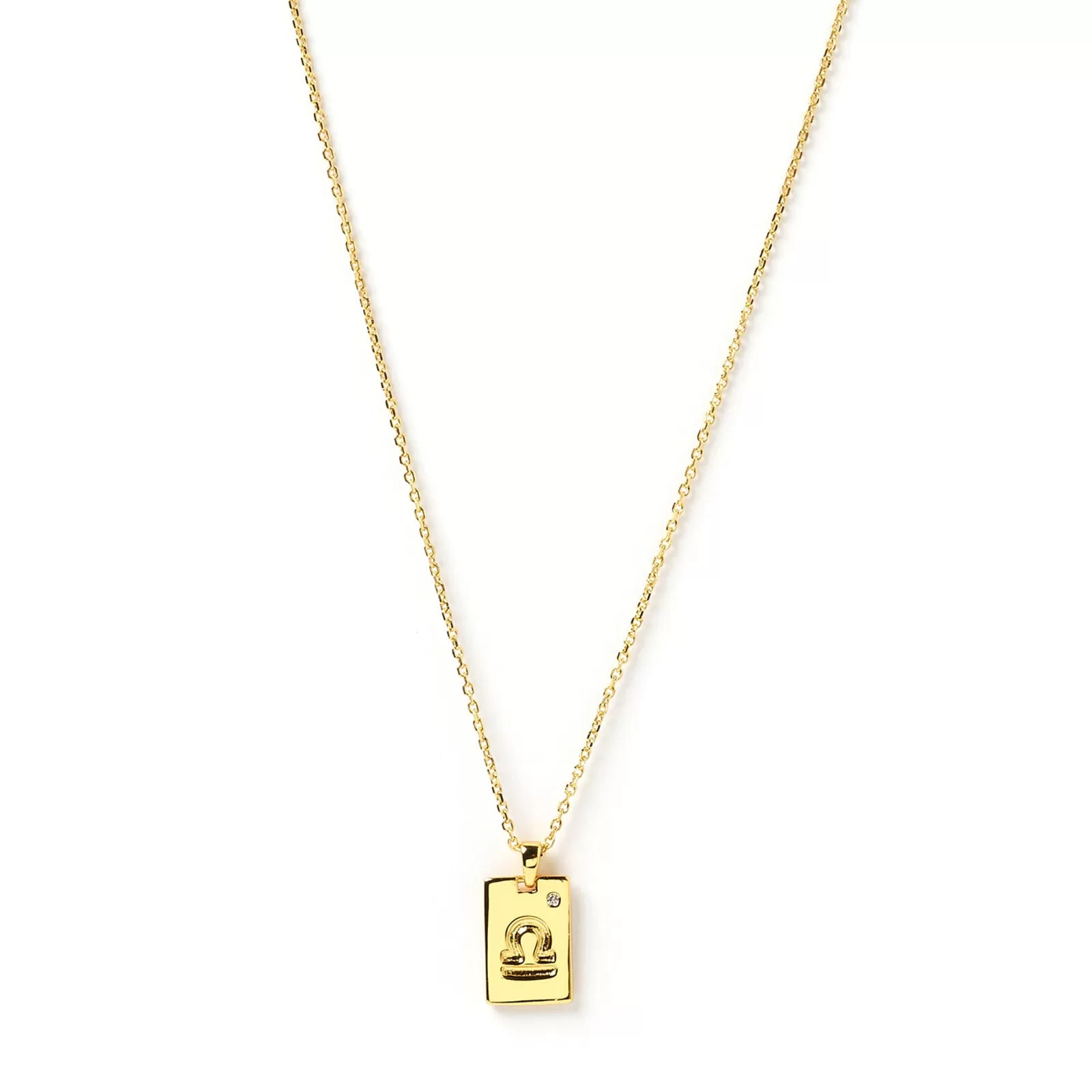 Arms Of Eve Gold | Pendant | Zodiac Gold Tag Necklace