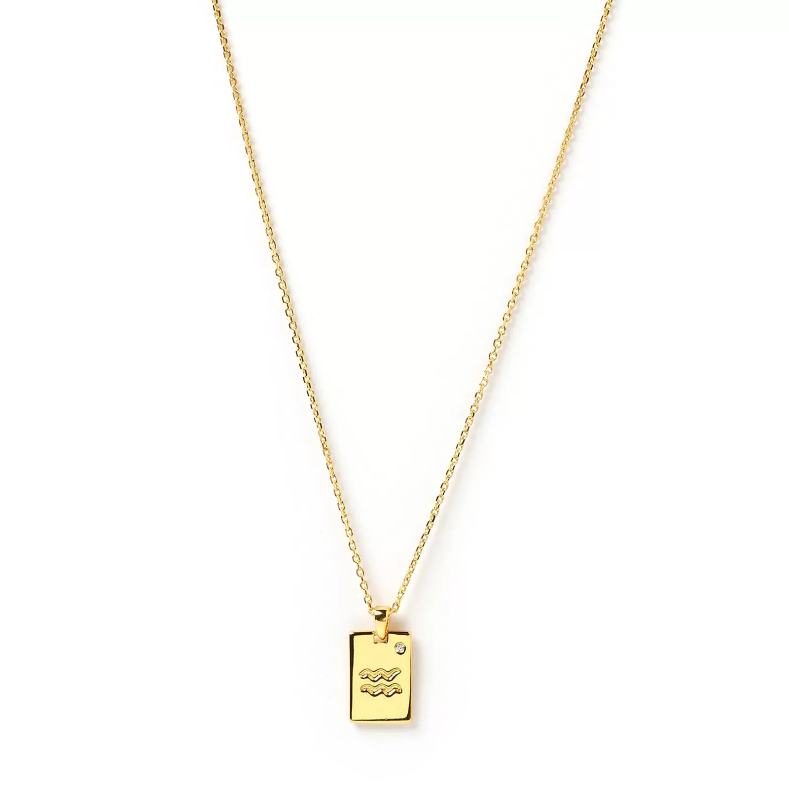 Arms Of Eve Gold | Pendant | Zodiac Gold Tag Necklace