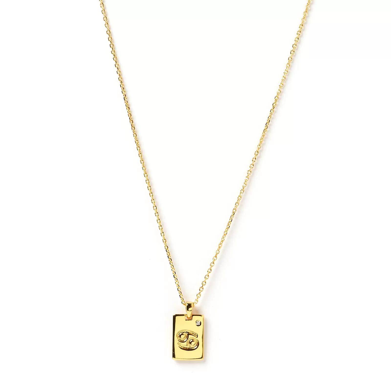 Arms Of Eve Gold | Pendant | Zodiac Gold Tag Necklace