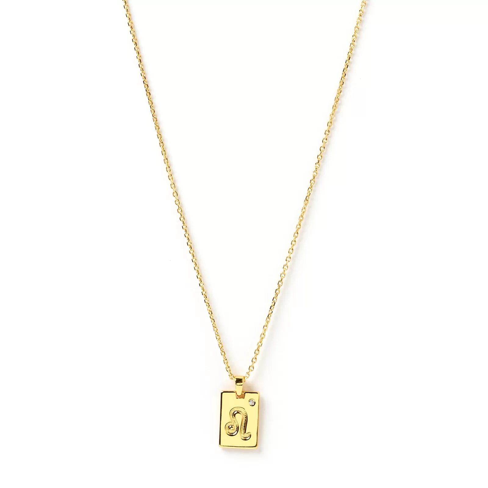 Arms Of Eve Gold | Pendant | Zodiac Gold Tag Necklace