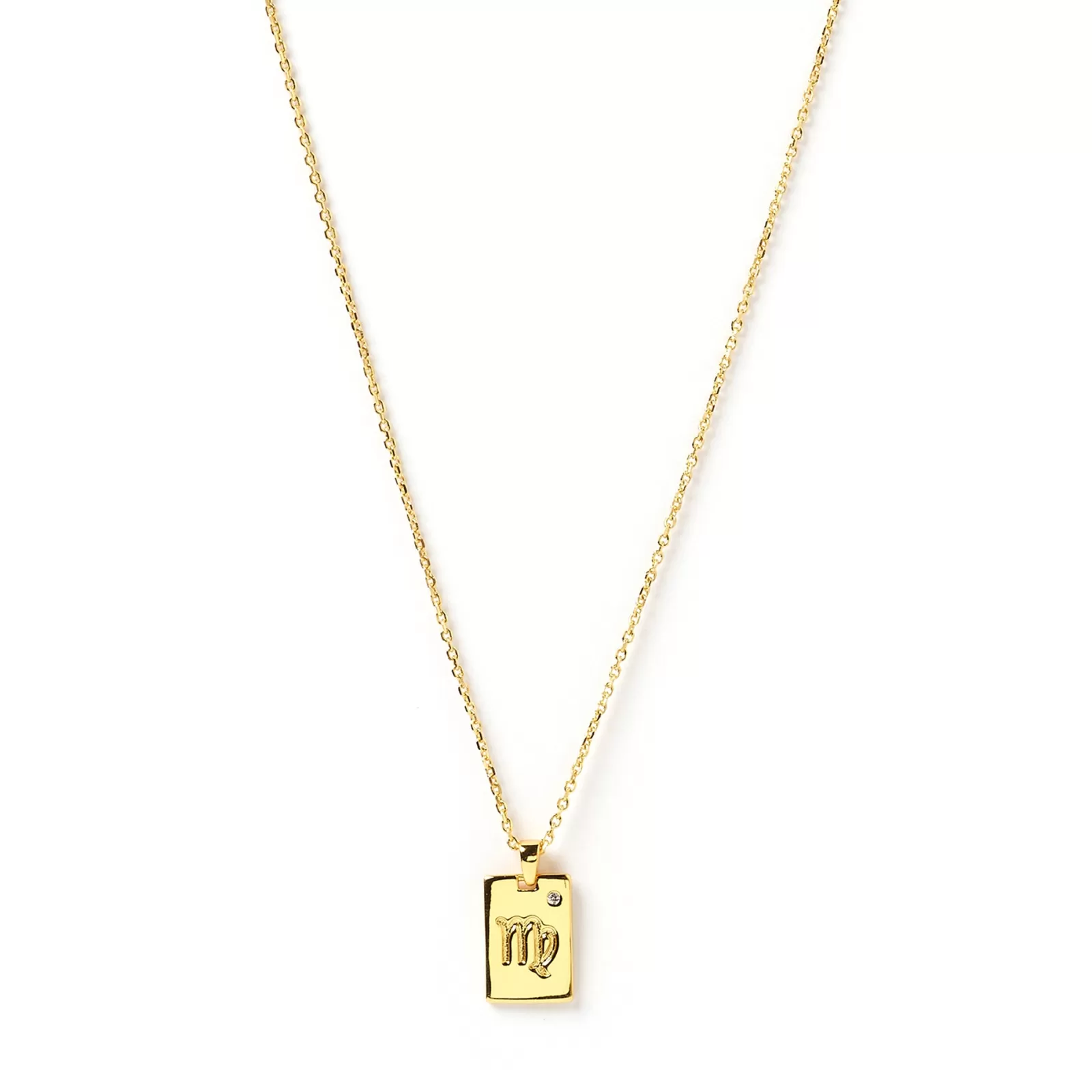 Arms Of Eve Gold | Pendant | Zodiac Gold Tag Necklace